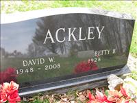 Ackley, David W. and Betty B